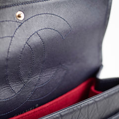 Chanel Large Reissue 227 Aged Calfskin Navy