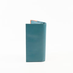 Prada Long Wallet Orange Green