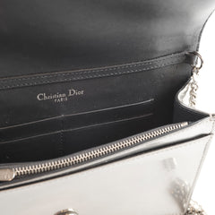 Christian Dior Diorama Wallet On Chain WOC Silver