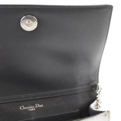 Christian Dior Diorama Wallet On Chain WOC Silver