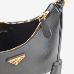 Prada Re-Edition 2005 Saffiano Black