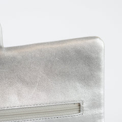 Chanel Medium Classic Flap Lambskin Silver