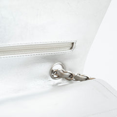 Chanel Medium Classic Flap Lambskin Silver