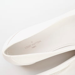 Louis Vuitton Capucine Ballet Flats White/Black - Size 37