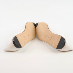 Louis Vuitton Capucine Ballet Flats White/Black - Size 37