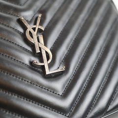 Saint Laurent Lou Camera Bag Black SHW