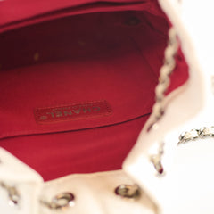Chanel Gabrielle Bucket Bag white/black