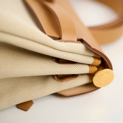 Hermes Herbag 31 Beton/Naturel Sable - U Stamp