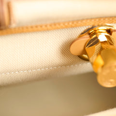Hermes Herbag 31 Beton/Naturel Sable - U Stamp