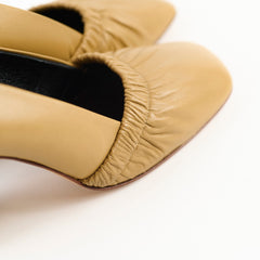 Loewe Tan Soft Ballerina Pumps Beige - Size 36