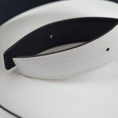 Hemes Belt Strap Reversible White, Navy Size 80