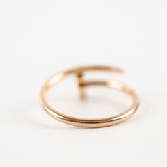 Cartier JUC Ring SM Pink Gold Size 53