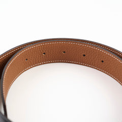Hermes Reversible H Belt Size 80