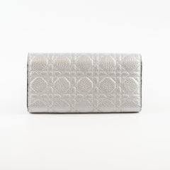Dior Lady Dior Silver Wallet On Chain WOC