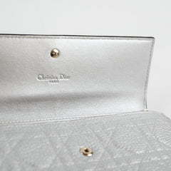 Dior Lady Dior Silver Wallet On Chain WOC