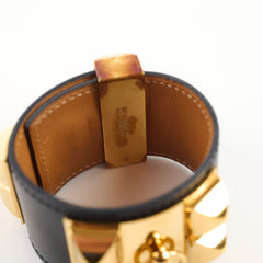 Hermes Collier de Chien Black Bracelet