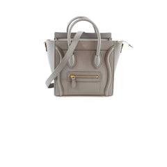 Celine Luggage Nano Grey