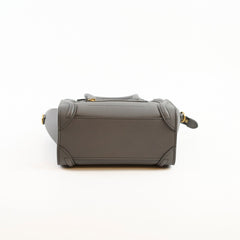 Celine Luggage Nano Grey