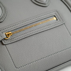 Celine Luggage Nano Grey