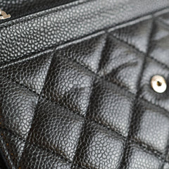 Chanel Wallet On Chain WOC Black Caviar (27  Series)