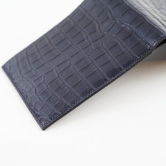 Hermes MC2 Copernic Wallet Matte Alligator Dark Blue Marine - C stamp(2018)
