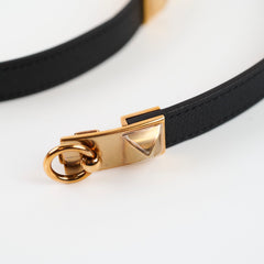Hermes Rivale 18 Belt Black Epsom - Y Stamp (2020)