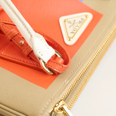 Prada Small Galleria Saffiano Bag Limited Edition Tri-Colour