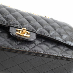 Chanel Medium Classic Flap Black Caviar - 28 series (2019)