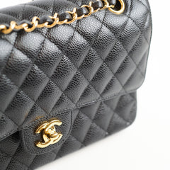 Chanel Medium Classic Flap Black Caviar - 28 series (2019)