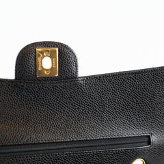 Chanel Medium Classic Flap Black Caviar - 28 series (2019)