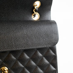 Chanel Medium Classic Flap Black Caviar - 28 series (2019)