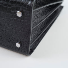 Saint Laurent Sac De Jour Medium Black Croc Emboss