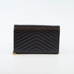 Louis Vuitton Envelope Wallet on Chain Black