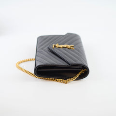 Louis Vuitton Envelope Wallet on Chain Black