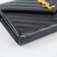 Louis Vuitton Envelope Wallet on Chain Black