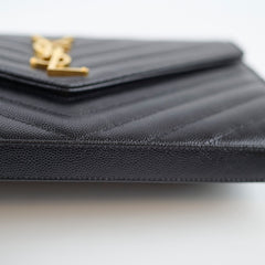 Louis Vuitton Envelope Wallet on Chain Black