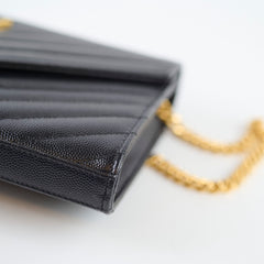 Louis Vuitton Envelope Wallet on Chain Black