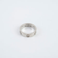 Cartier Love Classic One Diamond Ring White Gold Size 60
