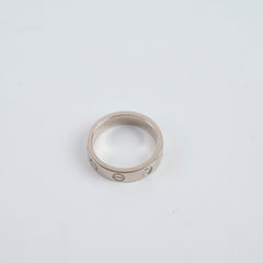 Cartier Love One Diamond Ring SM White Gold Size 47
