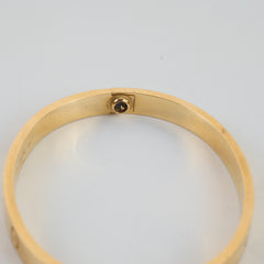Cartier Love Bracelet Classic Yellow Gold Size 17