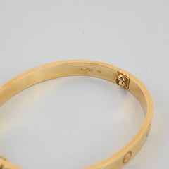 Cartier Love Bracelet Classic Yellow Gold Size 17