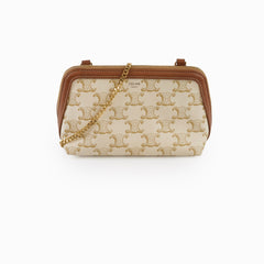 Celine Clutch on Chain Triomphe Canvas