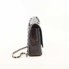 Chanel Maxi Classic Double Flap Caviar Black SHW