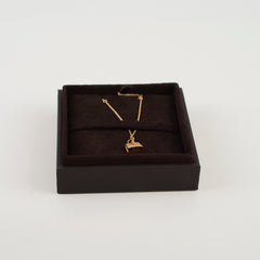 Hermès Kelly Amulette Necklace 18K Rose Gold