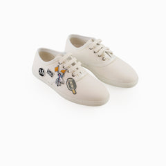 Hermes Innocent Sneakers Canvas White - Size 36.5