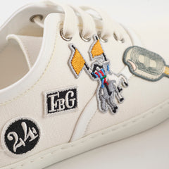 Hermes Innocent Sneakers Canvas White - Size 36.5