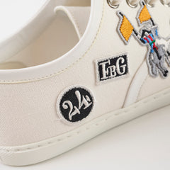 Hermes Innocent Sneakers Canvas White - Size 36.5