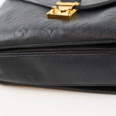 Louis Vuitton Pochette Metis Black Empreinte