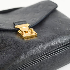 Louis Vuitton Pochette Metis Black Empreinte