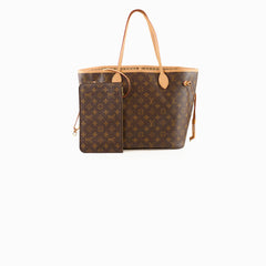 Louis Vuitton Neverfull MM Monogram with Pouch